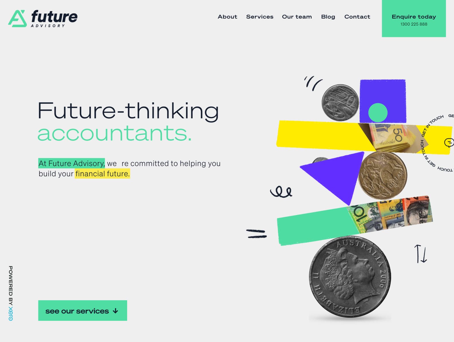design-1 Future Advisory custom web design